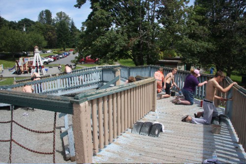 Transfer Beach playground painting